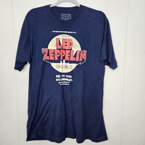 Led Zeppelin Tee Shirt‎ Size XL Navy Blue